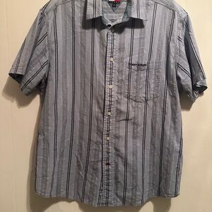 Tommy Hilfiger Blue Casual Button Down Shirt